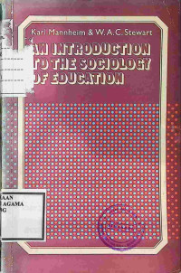 Image of An Introduction to the Sociology of Education