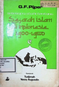Image of Beberapa studi tentang Sejarah Islam  DI Indonesia 1400-1450