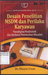 Image of Desain Penelitian MSDM Dan Perilaku Karyawan