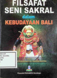 Image of Filsafat seni sakral dalam kebudayaan bali
