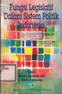 Image of Fungsi Legislatif Dalam Sistem Politik Indonesia