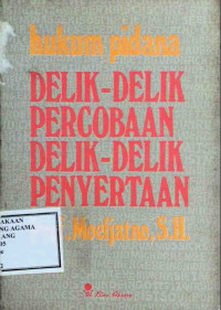 Image of hukum pidanan delik delik percobaan delik delik penyertaan