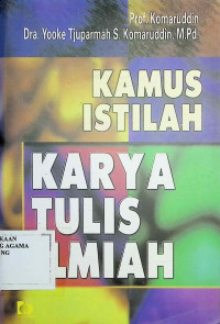 Image of Kamus Istilah Karya Tulis Ilmiah