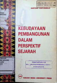 Image of Kebudayaan pembangunan dalam perspektif sejarah
