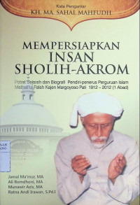 Image of Mempersiapkan Insan Sholih-akrom