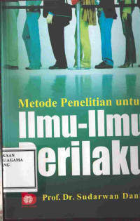 Image of METODE PENELITIAN UNTUK ILMU-ILMU PRILAKU