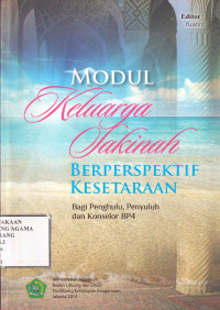 Image of Modul Keluarga Sakinah Berprespektif Kesetaraan