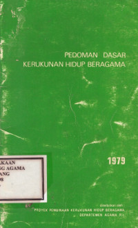 Image of Pedoman Dasar Kerukunan Hidup Beragama