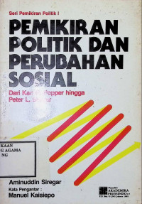 Image of Pemikiran Politik dan Perubahan Sosial