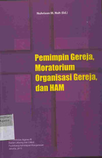 Image of pemimpin gereja, moratorium organisasi gereja, dan ham
