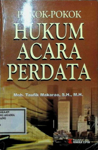 Image of Pokok-pokok Hukum Acara Perdata
