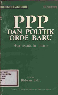Image of PPP dan Politik Orde Baru