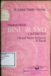 Image of Riwayat hidup IBNU RASYID : Filosuf islam terbesar di barat