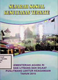 Image of Sejarah Sosial kesultanan ternate