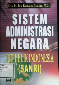 Image of Sistem Administrasi Negara Republik Indonesia (SANRI)