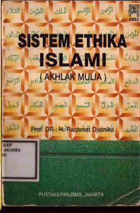 Image of Sistem Ethika Islami (Akhlak Mulia)